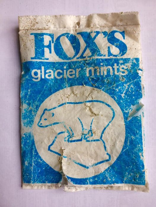 Vintage Fox's glacier mints bag