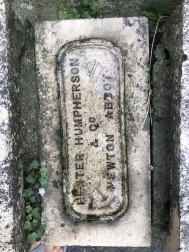 Brick with Hexter Humpherson & co. Newton Abbot