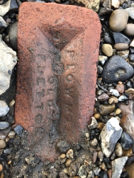 Brick with Plowman Old Fletton on it