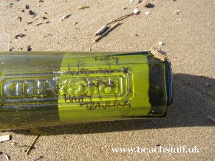 Message in a green bottle